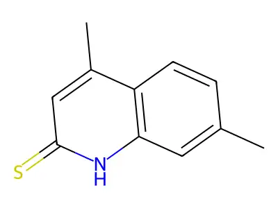 4,7-Dimethylquinoline-2-thiol structure