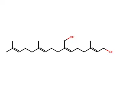 2-(4,8-二甲基壬-3,7-二烯-1-基)-6-甲基辛-2,6-二烯-1,8-二醇 structure