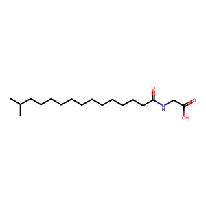 N-(14-Methylpentadecanoyl)glycine structure