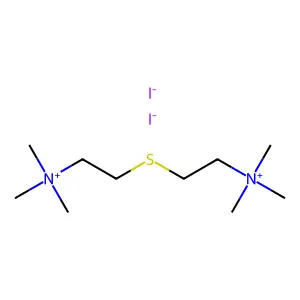 2,2'-Sulfanediylbis(N,N,N-trimethylethan-1-aminium) diiodide structure