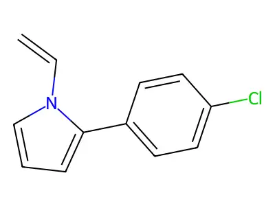 1-Vinyl-2-p-chlorphenylpyrrol structure