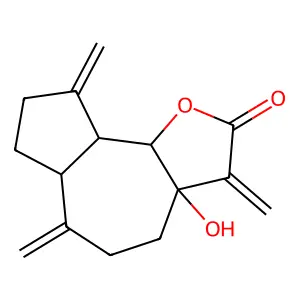7alpha-Hydroxydehydrocostus lactone structure