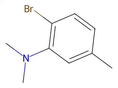 2-Bromo-N,N,5-trimethylaniline structure