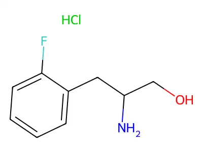 1-Propanol, 2-amino-3-(o-fluorophenyl)-, hydrochloride structure