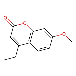 4-Ethyl-7-methoxycoumarin structure