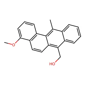 Benz(a)anthracene-7-methanol, 4-methoxy-12-methyl- structure