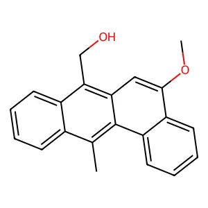 Benz(a)anthracene-7-methanol, 5-methoxy-12-methyl- structure