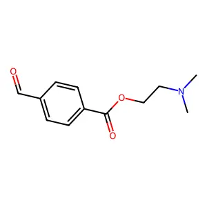 2-(Dimethylamino)ethyl 4-formylbenzoate structure