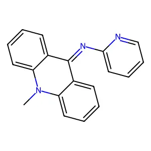 2-Pyridinamine, N-(10-methyl-9(10H)-acridinylidene)- structure