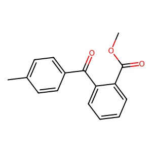 Benzoic acid, 2-(4-methylbenzoyl)-, methyl ester structure