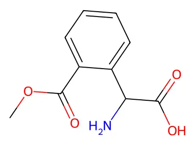 2-(2-Methoxycarbonylanilino)acetic acid structure
