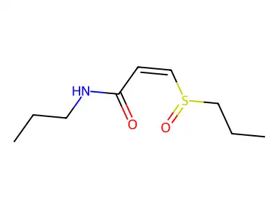 (2Z)-3-(Propane-1-sulfinyl)-N-propylprop-2-enamide structure