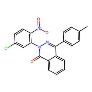 2-(5-Chloro-2-nitrophenyl)-4-(4-methylphenyl)phthalazin-1-one structure