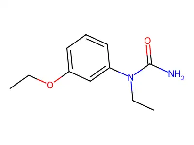 Urea, N-(3-ethoxyphenyl)-N-ethyl- structure