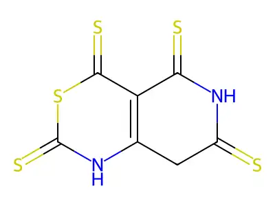 2H-Pyrido(4,3-d)(1,3)thiazine-2,4,5,7(1H,6H,8H)-tetrathione structure