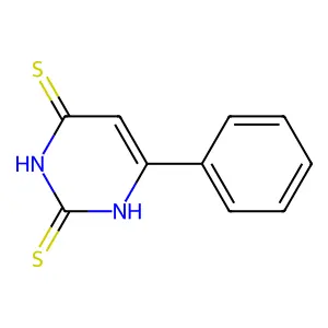 6-phenyl-1H-pyrimidine-2,4-dithione structure