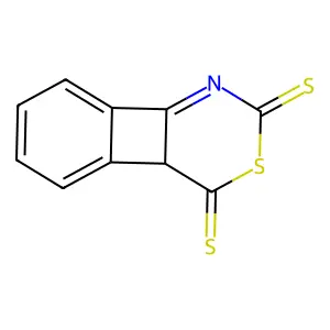 2H-Benzo[3,4]cyclobuta[1,2-d][1,3]thiazine-2,4(4aH)-dithione structure