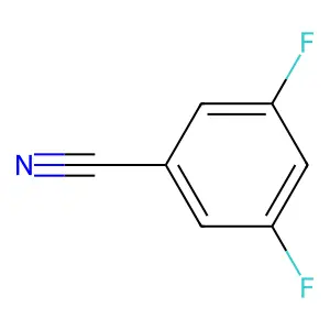 3,5-Difluorobenzonitrile structure