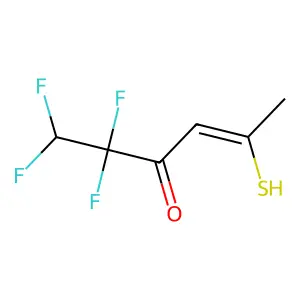 4-Hexen-3-one, 1,1,2,2-tetrafluoro-5-mercapto- structure