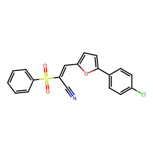 C19H12ClNO3S structure
