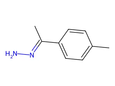 Ethanone, 1-(4-methylphenyl)-, hydrazone structure