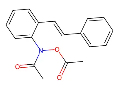 N-acetoxy-2-acetamidostilbene structure