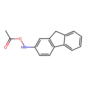 9H-Fluoren-2-amine, N-(acetyloxy)- structure