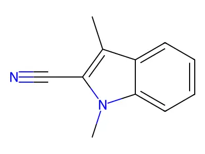 1,3-Dimethyl-1h-indole-2-carbonitrile structure