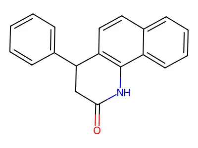 4-Phenyl-3,4-dihydro-1H-benzo[h]quinolin-2-one structure