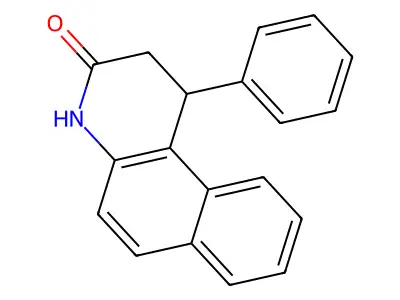 1-phenyl-1,4-dihydrobenzo[f]quinolin-3(2H)-one structure