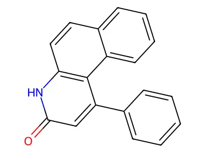 1-Phenyl-4H-benzo(F)quinolin-3-one structure