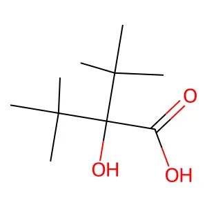 2-Tert-butyl-2-hydroxy-3,3-dimethylbutanoic acid structure
