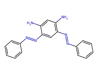 4,6-Bis(phenyldiazenyl)benzene-1,3-diamine structure