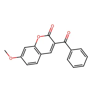 3-Benzoyl-7-methoxycoumarin structure