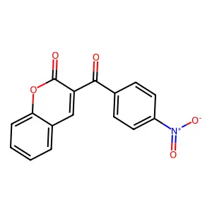 3-(4-nitrobenzoyl)-2H-chromen-2-one structure