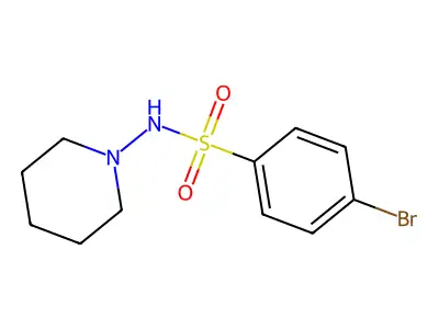 4-Bromo-N-(piperidin-1-yl)benzenesulfonamide structure