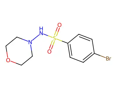 4-Bromo-N-morpholinobenzenesulfonamide structure