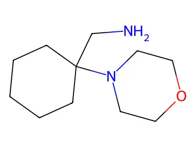 (1-(Morpholin-4-yl)cyclohexyl)methanamine structure