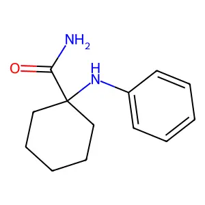 1-(Phenylamino)cyclohexane-1-carboxamide structure