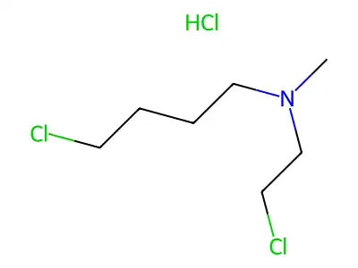 N-(2-Chloroethyl)-N-methyl-4-chlorobutylamine hydrochloride structure