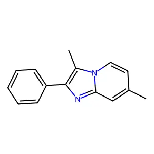 3,7-Dimethyl-2-phenylimidazo[1,2-a]pyridine structure