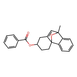 2H-4a,9-Epoxyphenanthren-2-ol, 1,3,4,9-tetrahydro-9-methyl-, benzoate structure