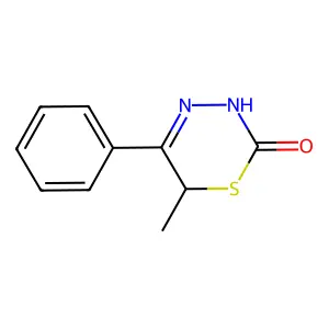 6-Methyl-5-phenyl-3,6-dihydro-2H-1,3,4-thiadiazin-2-one structure