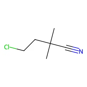 4-Chloro-2,2-dimethylbutanenitrile structure