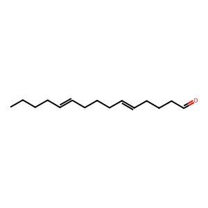 5,10-Pentadecadienal, (E,Z)- structure