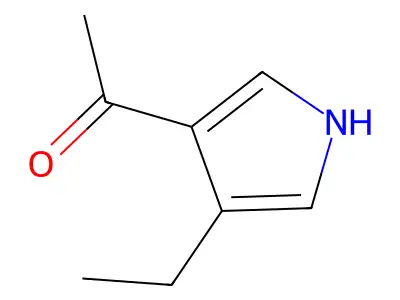 1-(4-ethyl-1H-pyrrol-3-yl)ethanone structure