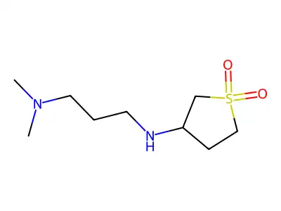 3-((3-(Dimethylamino)propyl)amino)tetrahydrothiophene 1,1-dioxide structure