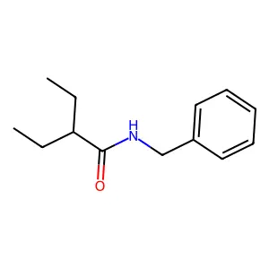 N-benzyl-2-ethylbutanamide structure