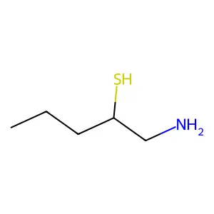 1-氨基-2-戊硫醇 structure