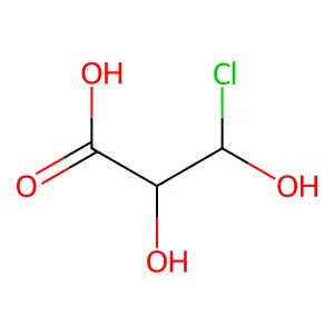 3-氯-2,3-二羟基丙酸 structure